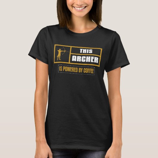 Archery Koffee Range Bow Hunter Bow Arrow Hunter S T-shirt (Voorkant)