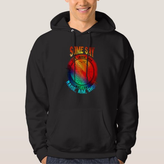Archery Laughter Life Love Hoodie (Voorkant)