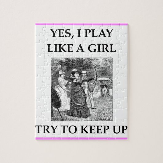 ARCHERY. LEGPUZZEL (Verticaal)