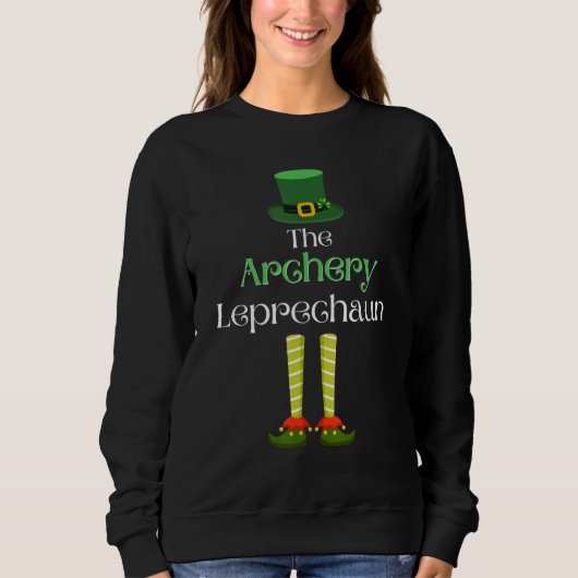 Archery Leprechaun Matching Family Group St. Patri Trui (Voorkant)
