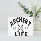 Archery Life Briefkaart (Staand voorkant)