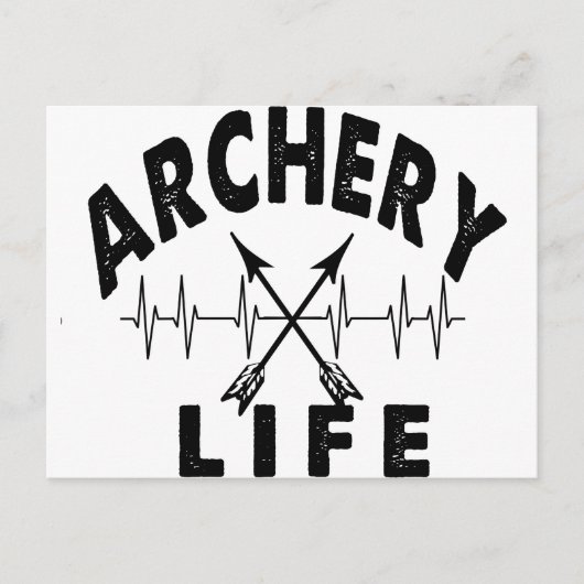 Archery Life Briefkaart (Voorkant)