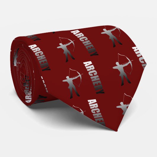 Archery Londen naar Rio de Janeiro Archers Stropdas (Opgerold)