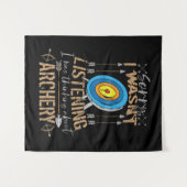 Archery Lover Men Compound Bow Gift Kids Archery Wandkleed (Voorkant (horizontaal))