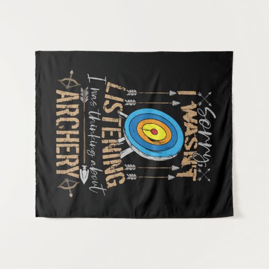 Archery Lover Men Compound Bow Gift Kids Archery Wandkleed (Voorkant (horizontaal))
