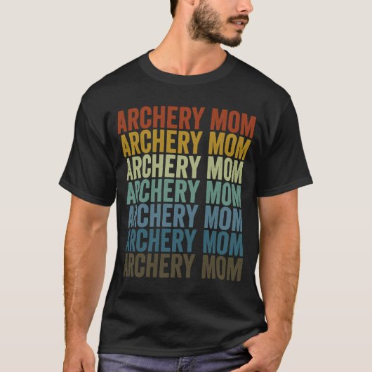 Archery mam Archer Bow en Arrow Mam Archery T-shirt (Voorkant)