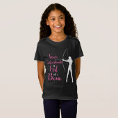Archery mam voor dames en meisjes Arrow Bow jagen T-shirt (Voorkant volledig)