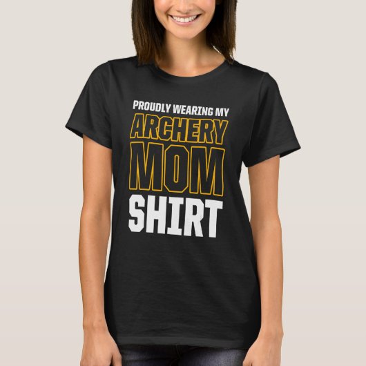 Archery mama moeder 9 t-shirt (Voorkant)