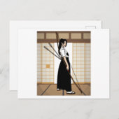 Archery met een buis en een pijltje briefkaart (Voorkant / Achterkant)