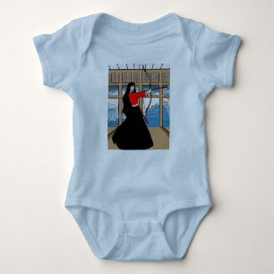 Archery met een buis en een pijltje romper