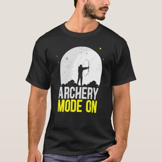 Archery Mode On Bow Arrow Shooting Sport Archer T-shirt (Voorkant)