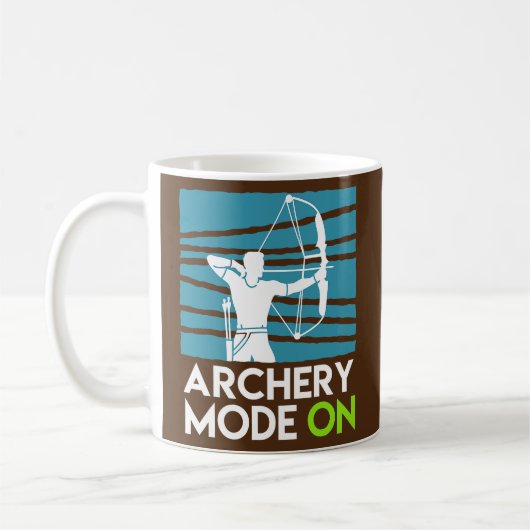 Archery Mode op Compound bow Archer Koffiemok (Links)