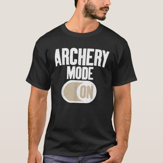 Archery-modus op Bowhunting Archery T-Shirt (Voorkant)