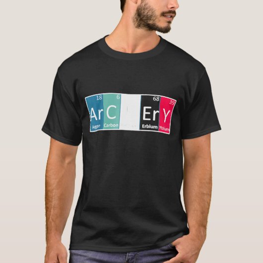 Archery Periodic Table Chemistry Archer T-shirt (Voorkant)