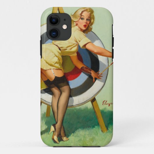 Archery Pin-Up Girl Case-Mate iPhone Case (Achterkant)