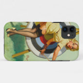 Archery Pin-Up Girl Case-Mate iPhone Case (Achterkant (horizontaal))