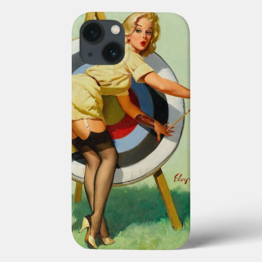 Archery Pin-Up Girl Case-Mate iPhone Case (Achterkant)