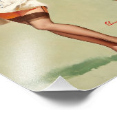 Archery Pin-Up Girl Foto Afdruk (Hoek)