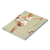 Archery Pin-Up Girl Notitieblok (Linkerzijde)