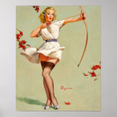 Archery Pin-Up Girl Poster (Voorkant)