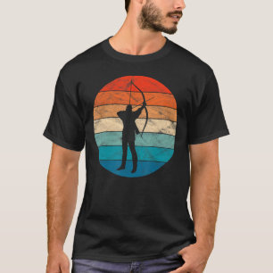 Archery Retro  Cool 80s 90s Funny Archery T-shirt