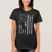 Archery Retro USA Flag 4th of July Archery T-shirt (Voorkant)