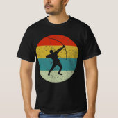 Archery retro vinatge stijl t-shirt (Voorkant)