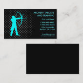 Archery richt opleiding douane visitekaartjes (Voorkant / Achterkant)