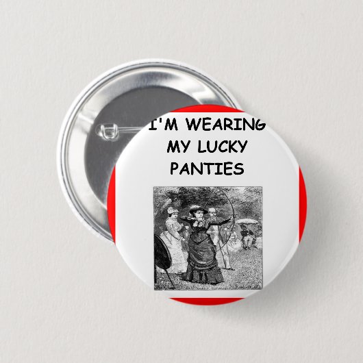 ARCHERY RONDE BUTTON 5,7 CM (Voorkant /achterkant)