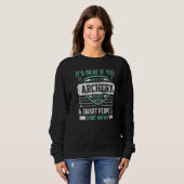 Archery Smart People's Sport Archer Mannen Wo Trui (Voorkant volledig)
