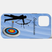 Archery Sport archer en target Personalize Case-Mate iPhone Case (Achterkant (horizontaal))