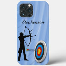 Archery Sport archer en target Personalize