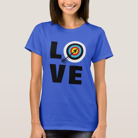 Archery Sport Target Bullseye T-shirt (Voorkant)