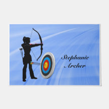 Archery Sport Vrouw Archer Target personaliseren