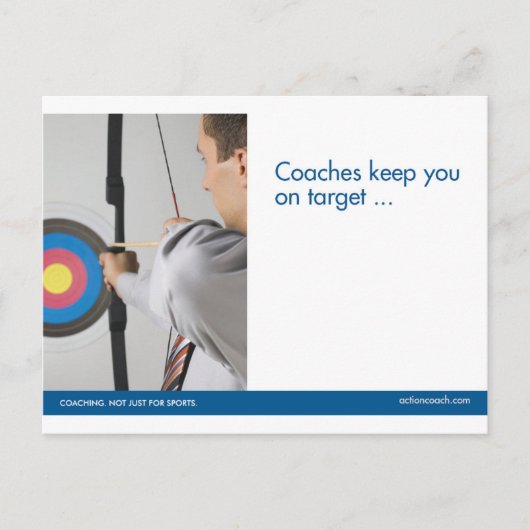 Archery Sportscard Briefkaart (Voorkant)