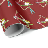 Archery Stickman Cadeaupapier (Rol Hoek)