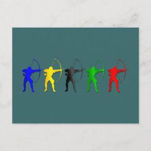 Archery Summer GamesArcher Sports Briefkaart