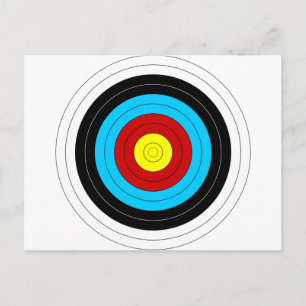Archery Target Briefkaart