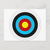 Archery Target Briefkaart (Voorkant)