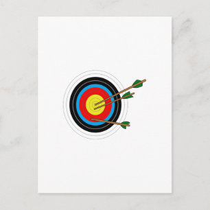 ARCHERY TARGET BRIEFKAART