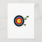 ARCHERY TARGET BRIEFKAART (Voorkant)