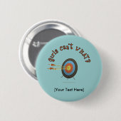 Archery Target Bullseye Ronde Button 5,7 Cm (Voorkant /achterkant)