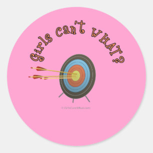 Archery Target Bullseye Ronde Sticker