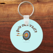 Archery Target Bullseye Sleutelhanger (Voorkant)
