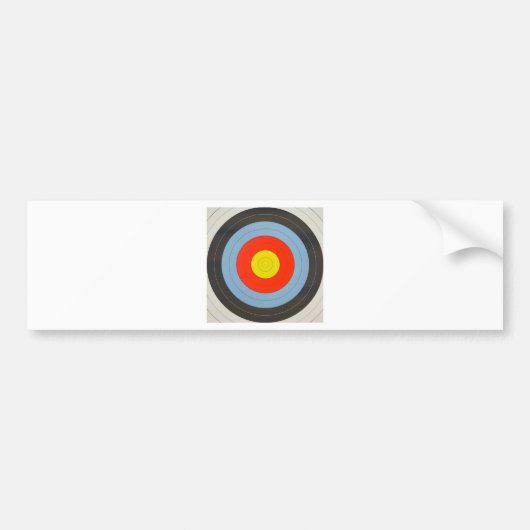 Archery Target Bumpersticker (Voorkant)