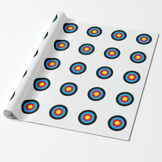 Archery Target Cadeaupapier (Uitgerold)