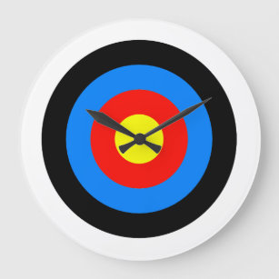 Archery Target Clock Grote Klok