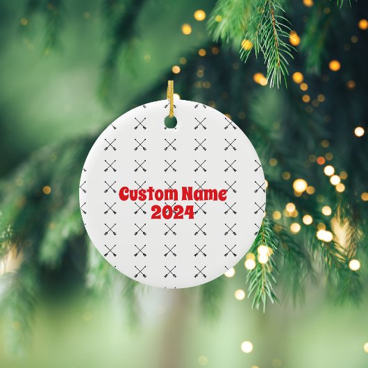 Archery Target Custom Name Ornament