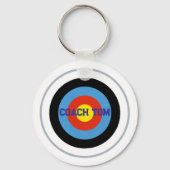 Archery Target Custom Name Sleutelhanger (Achterkant)
