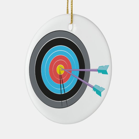 Archery Target Keramisch Ornament (Rechts)